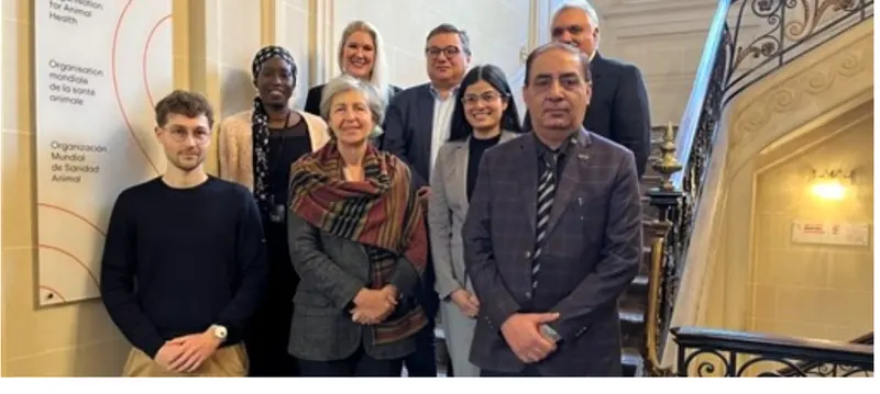 WOAH – With the Director General of WOAH — PVS Information System training milestone, Paris, France