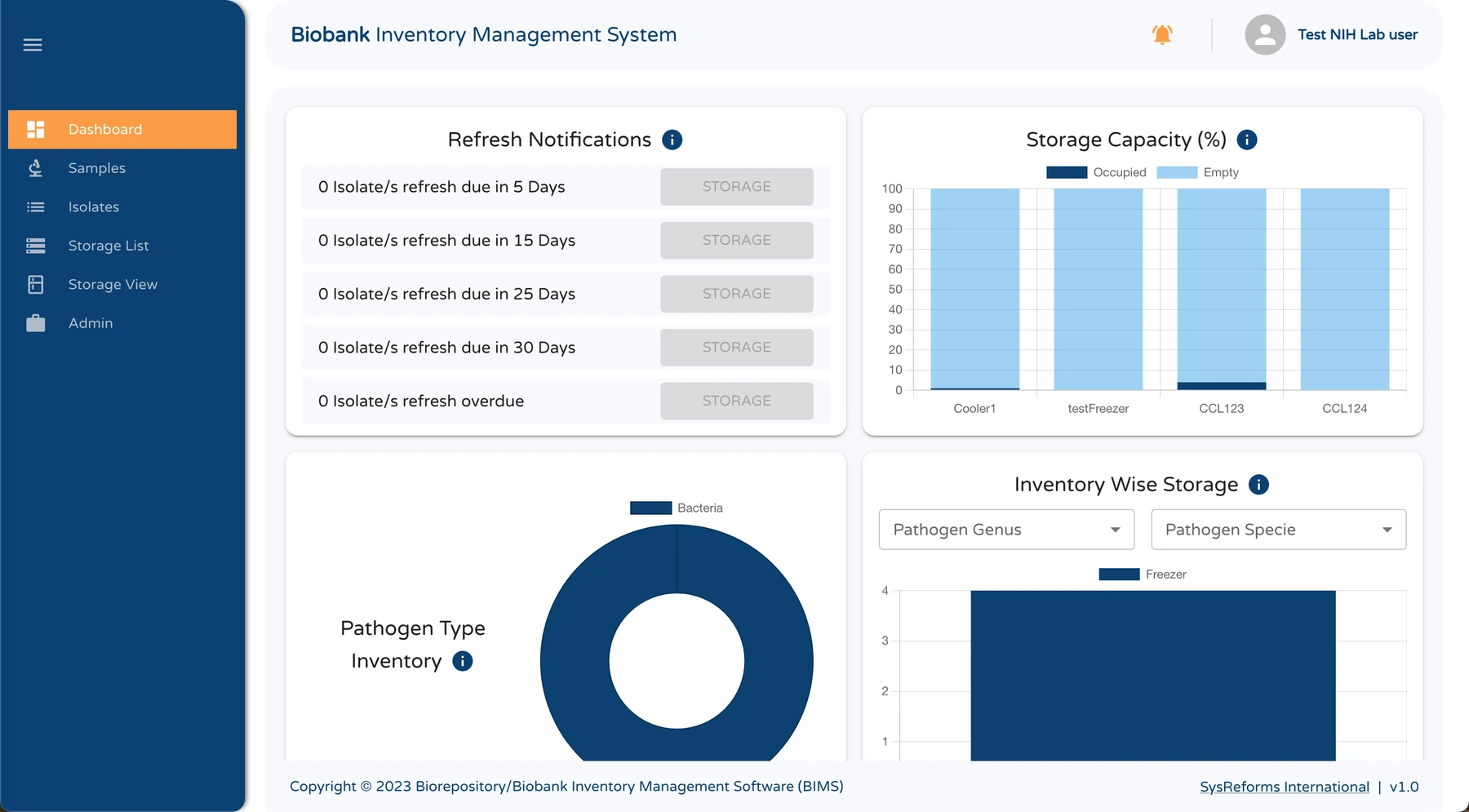 Government of Pakistan; Biobank Inventory Management System for NVL, NIH and NARC Reference Labs — image 2