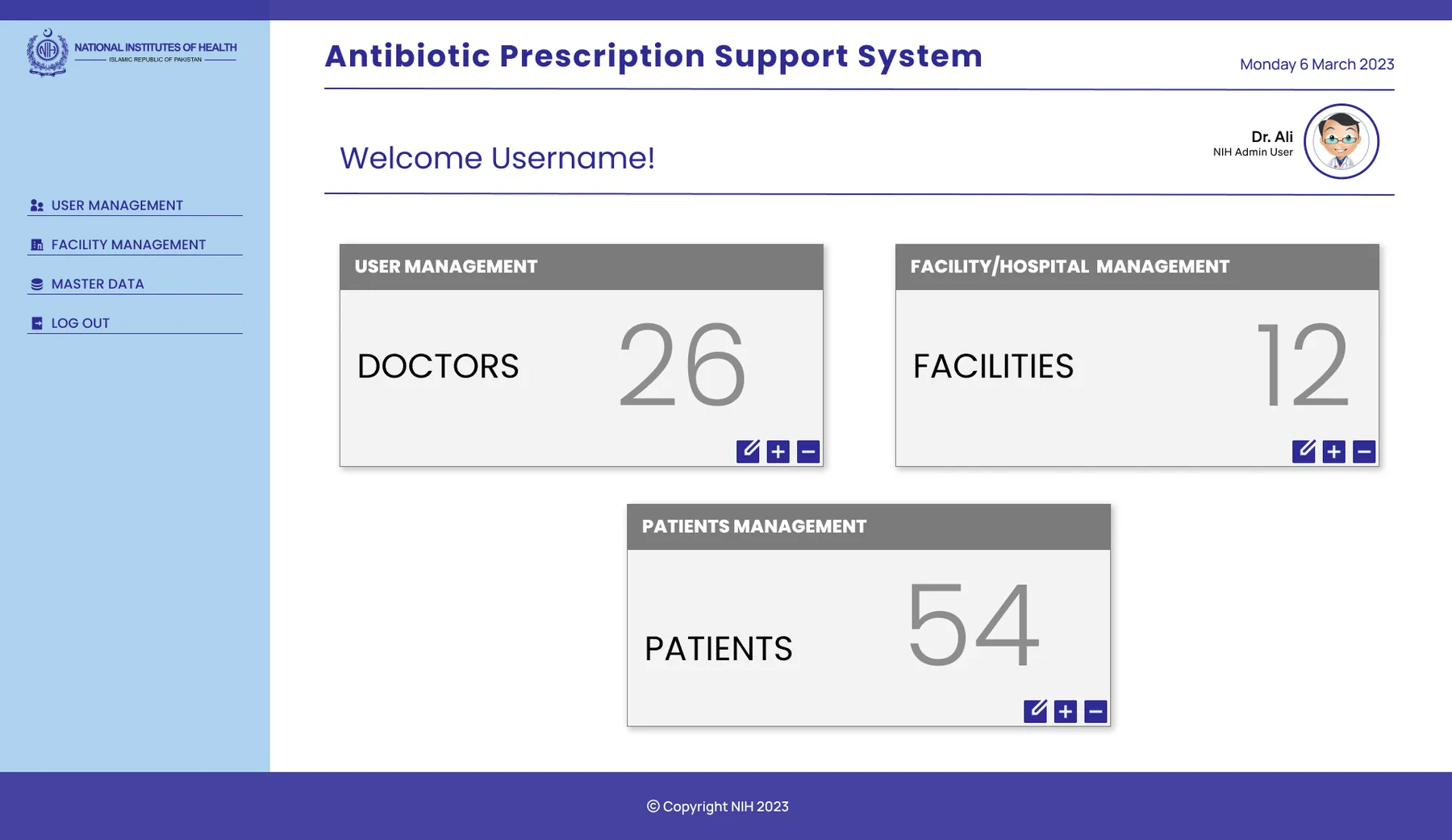 Government of Pakistan / National Institute for Health, Antibiotic Prescription Support Software and Android App — image 2