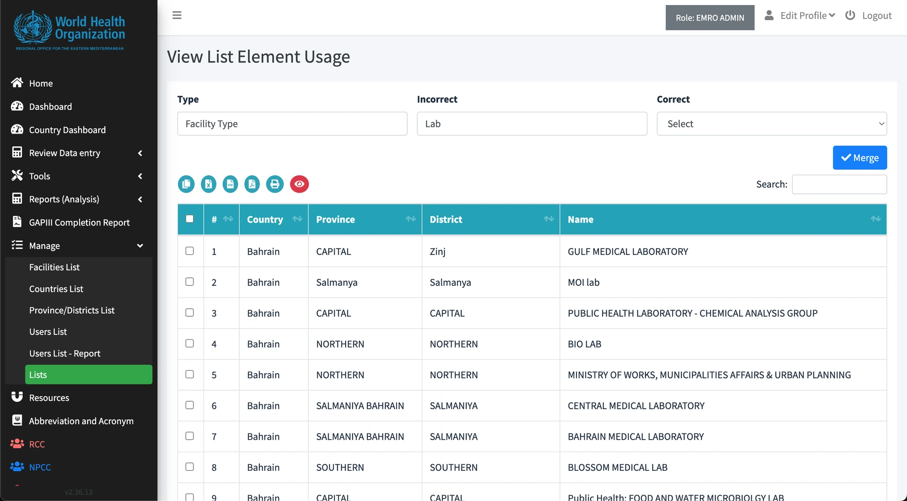 Web Based Polio Containment Data Management System — image 3