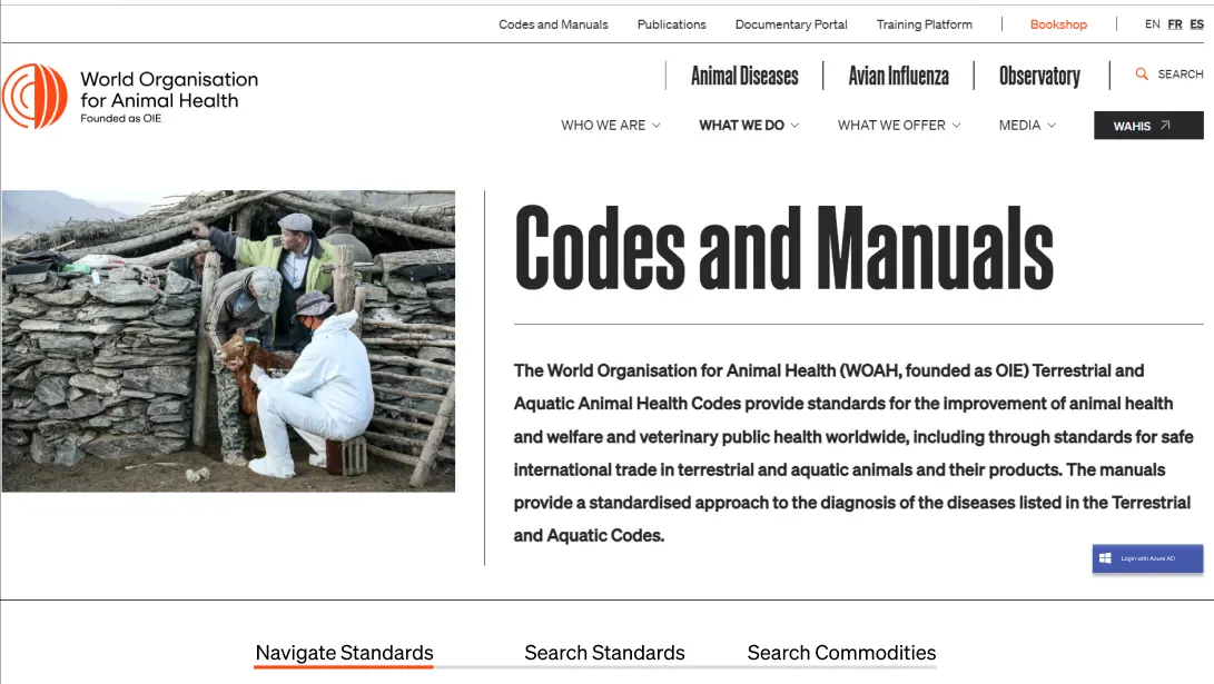 Standards Online Navigation Tool — image 1